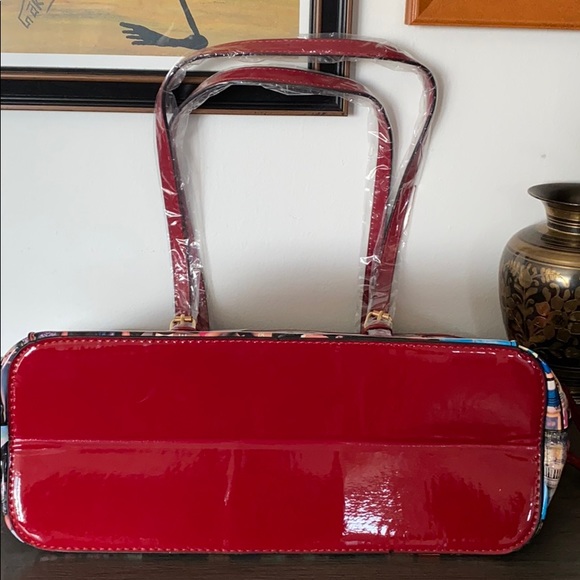 MICHELLE OBAMA Tote Bag Shiny Patent Leather - Picture 9 of 13